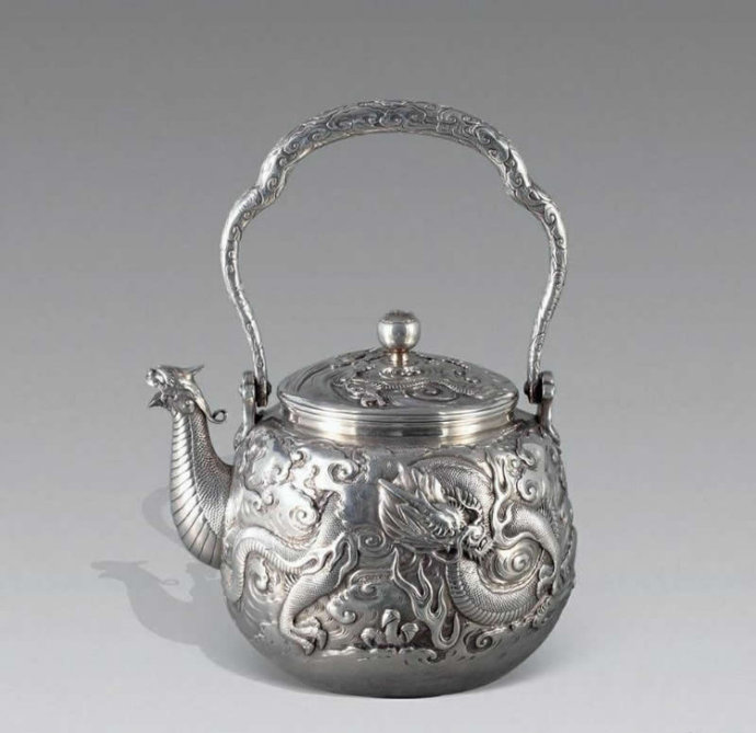 精美银器茶具