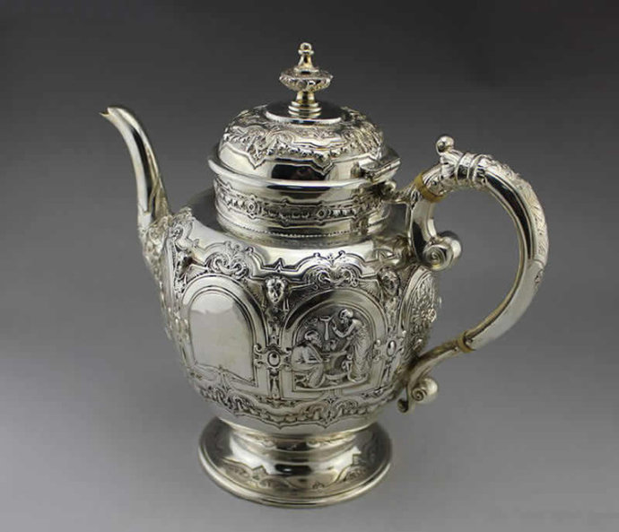精美银器茶具