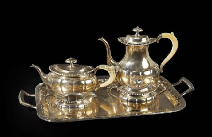 精美银器茶具
