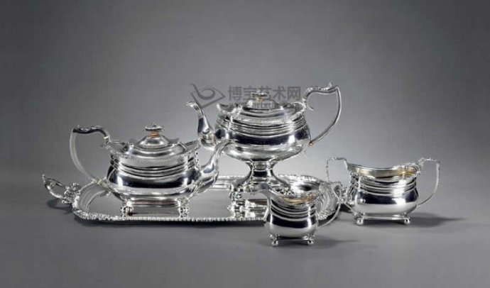精美银器茶具