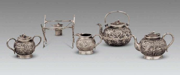 精美银器茶具