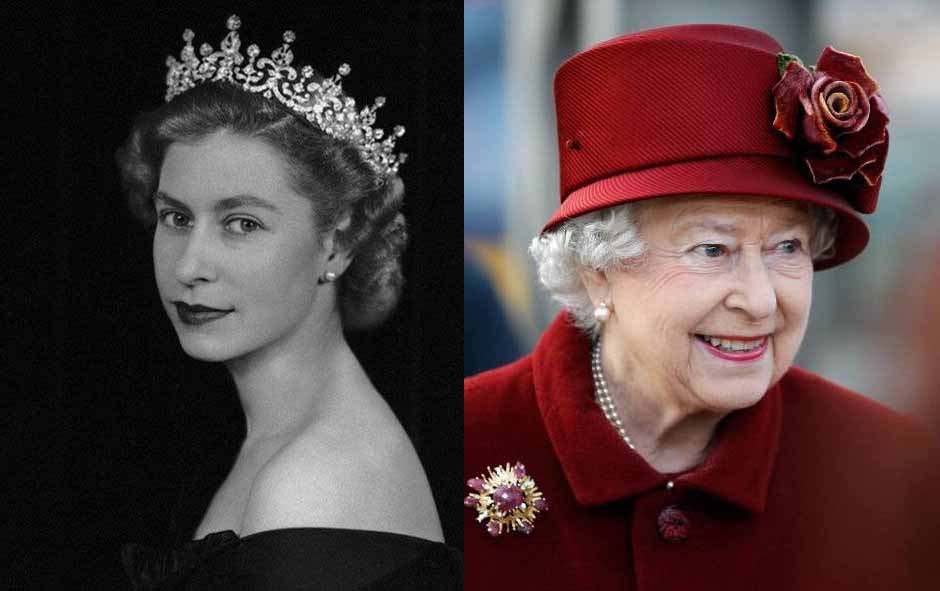 伊丽莎白女王，1岁到90岁容颜变迁
